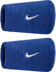 Sponge wristband large (x2) Nike Swoosh Classic Blue