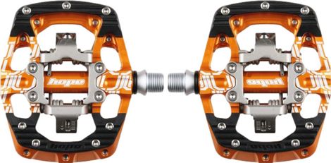 Paar Hope Union GC Orange Automatische Pedalen