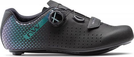 Zapatos Northwave Core Plus 2 Mujeres Iridescent Black