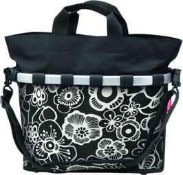 Klickfix Bikebasket Oval M Fleurs
