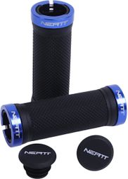 Pair of Neatt Race Small 95mm Black / Blue Grips