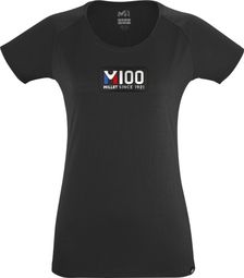Maglietta Millet M100 manica corta nera da donna