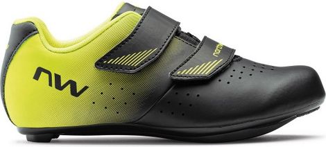 Zapatillas Northwave Core Junior Negro / Amarillo Fluo