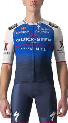 Maillot de manga corta Castelli 3.1 Quick Step 2022 Azul / Blanco