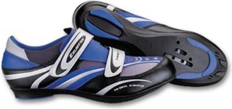 Chaussures route Exustar R920 noir- bleu avec semelles nylon 46