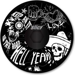 Slicy Fun Stem Cap Hakuba Grey / Red