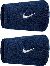 Sponge wristband large (x2) Nike Swoosh Classic Blue