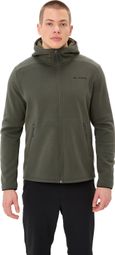 Vaude Idris Hoody, groene fleece met capuchon voor heren