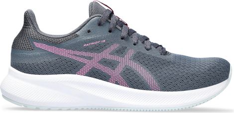 Asics Patriot 13 Grijs Roze Dames Hardloopschoenen