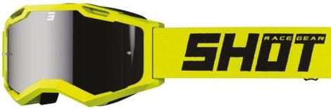 Masque Shot Assault 2.0 Solid Iridium Neon Yellow Glossy