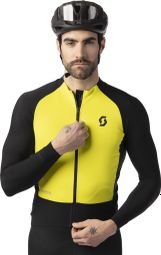 Men's Scott RC Pro Warm Hybrid Windstopper Long Sleeve Jacket Black/Yellow