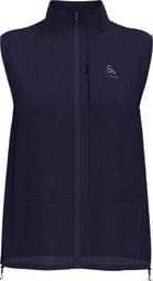 Odlo Zeroweight Dames Jas Mouwloos Donkerblauw