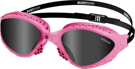 Lunettes de natation BuddySwim Ozean Rose-Noir/Smoke