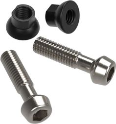 Set met titanium schroeven en moeren van OneUp voor de OneUp V2/V3-zadelpen