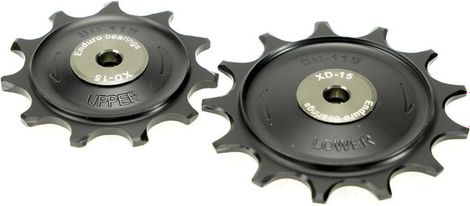 Enduro Bearings 11/13 teeth for Shimano GRX 11 speed derailleur Black
