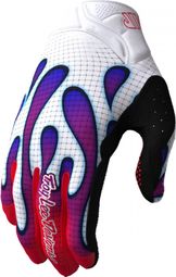 Gants Troy Lee Designs Air Blanc/Violet/Rouge