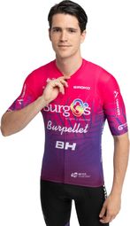 Maillot vélo manches courtes homme Burgos Burpellet BH x Siroko BBBH Burgos Pin