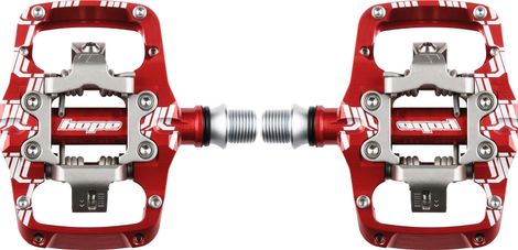 Hope Union TC Clip Red Automatic Pedals