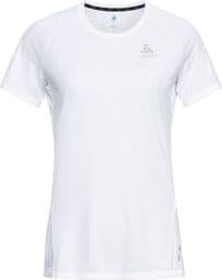 Maillot Manches Courtes Odlo Essential Chill-Tec Femme Blanc
