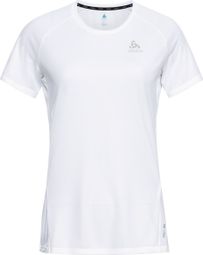 T-Shirt Running Odlo Essential Chill-Tec Femme Blanc