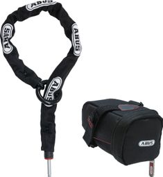 Antivol Chaîne Abus ACH 2.0 8KS/85 Noir + Sacoche de Selle ST5950