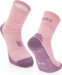 Chaussettes Vertical Mountain Mid Double-Layer Rose
