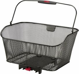 Cesta Trasera para Portaequipajes Racktime Klickfix City Basket Negro