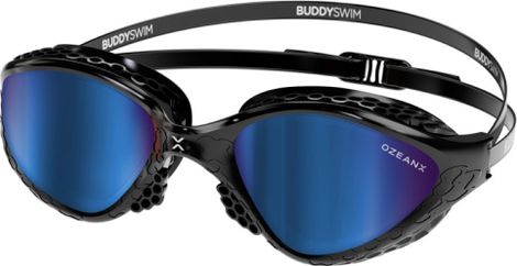 Lunettes de natation BuddySwim OzeanX Noir/Bleu Mirror