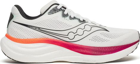 Saucony Ride 19 hardloopschoenen wit/rood voor heren