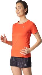 Maglia a manica corta Odlo Essential Chill-Tec da donna Arancione