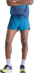 Pantalones cortos con corte asimétrico New Balance RC Ultra Light 3in, azul, para hombre