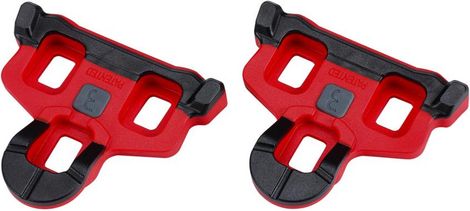 Pair of BBB PowerClip 3 ° Red Cleats