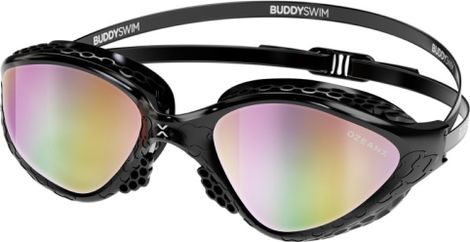 BuddySwim OzeanX Zwembril Zwart/Iridium Spiegel
