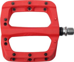 Paire de Pédales Nylon HT Components PA03A Rouge