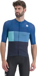 Maglia Sportful Snap a manica corta Blu