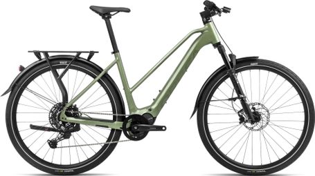 Orbea kemen mid 30 bicicleta de trekking eléctrica shimano cues 10s 540 wh 29'' verde urbano 2024