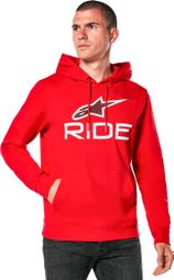 Alpinestars Ride 4.0 Kapuzen-Sweatshirt Rot