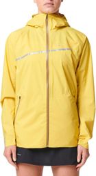 Wasserdichte Jacke Kiprun Rain 500 Gelb