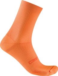 Castelli Espresso 2 Women's Orange Socks