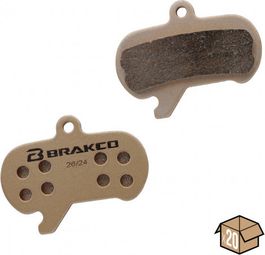 Plaquettes de frein BRAKCO Sintered Sram Maven x 20