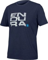 T-shirt biologique Endura superpose One Clan Bleu Encre