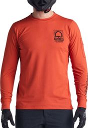 Langarm T-Shirt Troy Lee Designs Ruckus Ride Orange