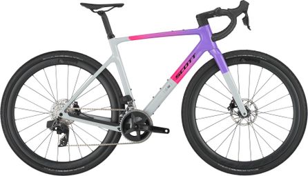 Gravel bike Scott Addict Gravel 20 Sram Rival AXS 12V 700 mm Violet/Rose/Grey 2025