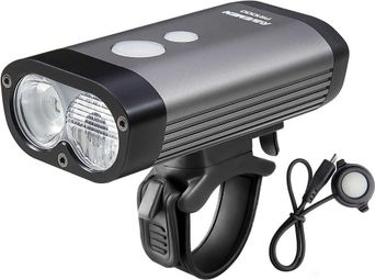 PR1000 Luz delantera LED USB Gris