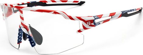 ROCKBROS Lunettes Vélo Photochromiques UV400 Blanc
