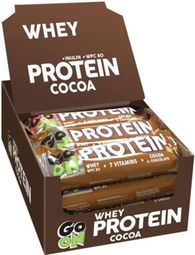 Boîte Protein Bar 20% (24x50g) - Go On Nutrition - Cacao -  Barres Protéinées