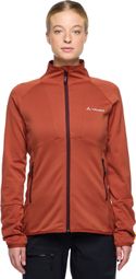 Vaude Monviso Vrouwen Fleece Jas Rood