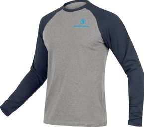 Endura One Clan Raglan Langarm-T-Shirt Tintenblau