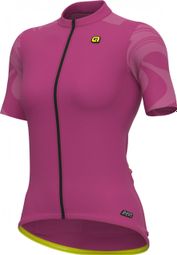 Maglia manica corta da donna rosa Alé Artika