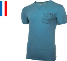LeBram Camiseta Manga Corta<p>Bolsillo </p>Grande Bola Blanco Verde